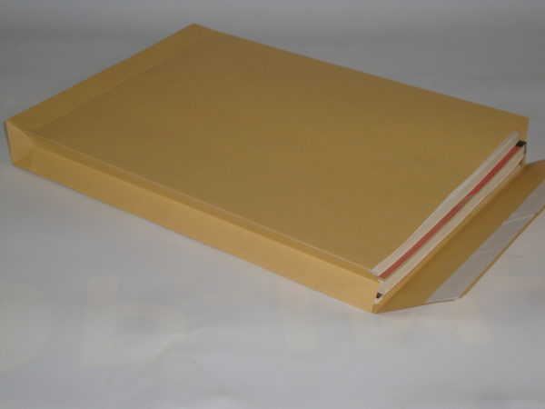 Akte enveloppen / monsterzakken, bruin 229 x 324 x 40 mm - Afbeelding 2